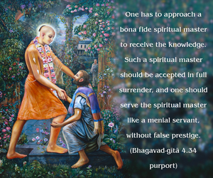 Purport to Bhagavad Gita 4.34 image - thumbnail size