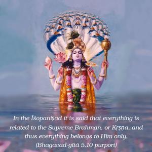 Purport to Bhagavad Gita 5.10 image - thumbnail size
