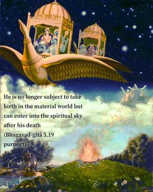 Purport to Bhagavad Gita 5.19 image - thumbnail size