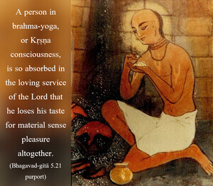 Purport to Bhagavad Gita 5.21 image - thumbnail size