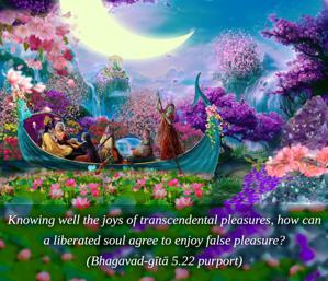 Purport to Bhagavad Gita 5.22 image - thumbnail size