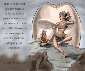 Purport to Bhagavad Gita 5.26 image - thumbnail size