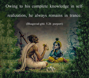Purport to Bhagavad Gita 5.26 image - thumbnail size