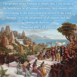 Purport to Bhagavad Gita 5.29 image - thumbnail size