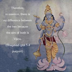 Purport to Bhagavad Gita 5.4 image - thumbnail size