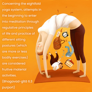 Purport to Bhagavad Gita 6.3 image - thumbnail size