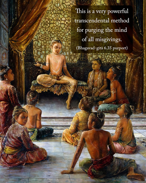 Purport to Bhagavad Gita 6.35 image - thumbnail size