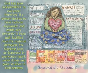 Purport to Bhagavad Gita 7.21 image - thumbnail size