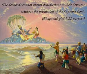 Purport to Bhagavad Gita 7.22 image - thumbnail size