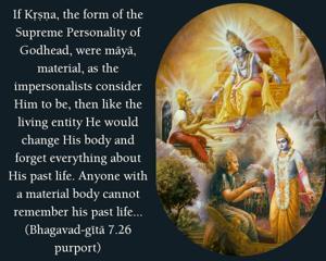 Purport to Bhagavad Gita 7.26 image - thumbnail size