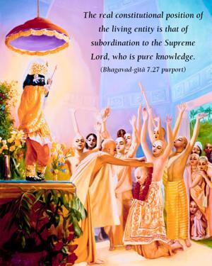 Purport to Bhagavad Gita 7.27 image - thumbnail size
