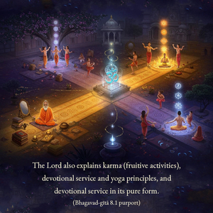 Purport to Bhagavad Gita 8.1 image - thumbnail size