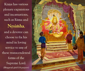 Purport to Bhagavad Gita 8.14 image - thumbnail size