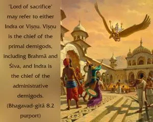 Purport to Bhagavad Gita 8.2 image - thumbnail size