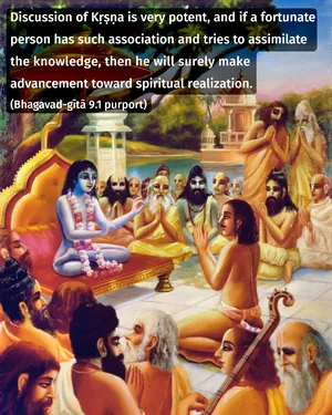 Purport to Bhagavad Gita 9.1 image - thumbnail size