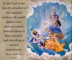 Purport to Bhagavad Gita 9.10 image - thumbnail size