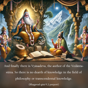 Purport to Bhagavad Gita 9.2 image - thumbnail size