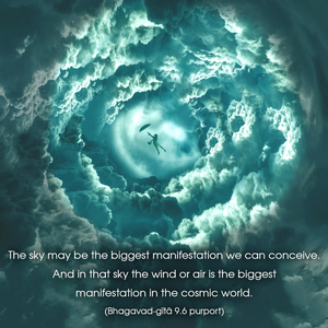 Purport to Bhagavad Gita 9.6 image - thumbnail size