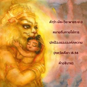 อรรถกถา ภขวัท-คีตา 18.56 ภาพ - thumbnail size